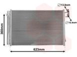 Van Wezel 06005295 Condensatore Climatizzatore Condensatore Climatizzatore Per Bmw 3 Touring (E91) + Essiccatore