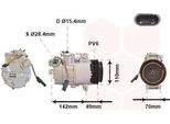 Van Wezel 0600K411 - Compressore Aria Condizionata Oe 6452 6987 863 Per Serie 1 (E81), Serie 1 (E87), Serie 1 (E88), Serie 1 (E82), Serie 3 (E90), Serie 3 (E93), Serie 3 (E92), Serie 3 (E91), Serie 5 (E60), Serie 5 (E61), X1 (E84)