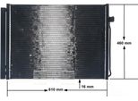 Mahle Ac 405 000S - Oe 6 972 553 Condensatore Aria Condizionata Con Essiccatore Per X5 (E70), X5 (F15, F85), X6 (E71), X6 (F16)