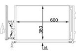Mahle Ac 778 000S - Oe 64539216143 Condensatore Aria Condizionata Con Essiccatore Per X4 (F26), X3 (F25)