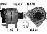 Era 209043A - Alternatore Oe 038 903 025 A Per Arosa (6H), Lupo (6E1, 6X1), Polo (6N)