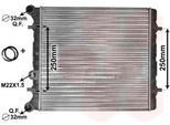 Van Wezel 58002152 - Oe 1J0121253AM Radiatore, Raffreddamento Motore Per Leon (1M1), Toledo Ii (1M2), Octavia I (1U), Bora (1J), Golf Iv (1J)