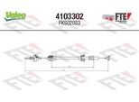 Valeo 4103302 - Cavo Frizione Oe 6K1 721 335 A Per Inca (6K), Ibiza (6K), Cordoba (6K)