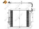 Nrf 350054 - Condensatore Aria Condizionata Oe 7N0820411A Con Essiccatore Per Alhambra (710, 711), Sharan (7N)