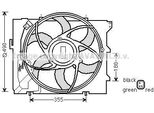 Prasco BW7523 - Ventola Radiatore Oe 17117590699 Per Serie 3 (E91), X1 (E84), Z4 (E89), Serie 1 (E81), Serie 1 (E87), Serie 1 (E88), Serie 1 (E82), Serie 3 (E90), Serie 3 (E93), Serie 3 (E92)