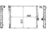 Mahle Cr 1393 000S - Radiatore Oe 17113400013, Raffreddamento Motore Per X3 (E83), X3 (F25)