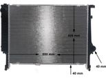 Mahle Cr 277 000S - Oe 17 11 2 244 739 Radiatore, Raffreddamento Motore Per Serie 3 (E36)