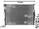 Van Wezel 06002303 - Oe 17117542199 Radiatore, Raffreddamento Motore Per Z4 (E89), X1 (E84), Serie 5 (E61), Serie 3 (E91), Serie 3 (E92), Serie 3 (E46), Serie 3 (E93), Serie 3 (E90), Serie 1 (E82), Serie 1 (E88), Serie 1 (E87), Serie 1 (E81)