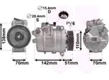 Van Wezel 0600K417 - Compressore Aria Condizionata Oe 64526933174 Per Serie 3 (E90), Serie 3 (E93), Serie 3 (E92), Serie 5 (E60), Serie 5 (E61), Serie 6 (E63), Serie 6 (E64)