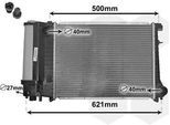 Van Wezel 06002135 - Oe 17111712996 Radiatore, Raffreddamento Motore Per Serie 3 (E36)