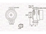 Magneti Marelli 063731953010 - Alternatore Per Serie 1 (E87), Serie 3 (E90), Serie 3 (E93), Serie 3 (E92), Serie 3 (E91), X5 (E70), Serie 7 (E65), Serie 6 (E64), Serie 6 (E63), Serie 5 (E61), Serie 5 (E60)