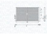 Magneti Marelli 350203788000 - Oe 64539216143 Condensatore Aria Condizionata Con Essiccatore Per X4 (F26), X3 (F25), X3 (E83)