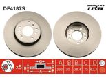Trw DF4187S - Oe 34 11 6 794 300 Disco Freno Per X3 (E83), X5 (E53)