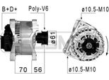 Era 210825A - Alternatore Oe 12 31 1 247 287 Per Serie 3 (E36), Serie 3 (E46)