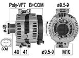 Era 209570A - Alternatore Oe 12 31 7 542 351 Per Serie 1 (E81), Serie 1 (E87), Serie 1 (E88), Serie 3 (E90), Serie 3 (E93), Serie 3 (E92), Serie 3 (E91), Serie 5 (E60), Serie 5 (E61)