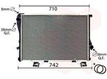 Van Wezel 06002233 - Oe 1436055 Radiatore, Raffreddamento Motore Per Serie 7 (E38), Serie 5 (E39)