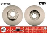 Trw DF6003S - Disco Freno Oe 6 779 467 Per Serie 5 (E60), Serie 5 (E61), Serie 6 (E63), Serie 6 (E64)