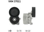 Skf Vkm 37011 - Puleggia Tenditore Oe Pqg 100190L, Cinghia A V Per Freelander (L314)