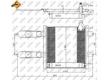 Nrf 35367 - Oe 6X0820411A Condensatore Aria Condizionata Con Essiccatore Per Arosa (6H), Lupo (6E1, 6X1), Polo (6N), Polo Playa, Polo (6V)