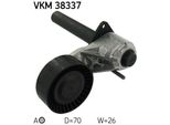 Skf Vkm 38337 - Oe 11 28 7 799 851 Puleggia Tenditore, Cinghia A V Per X5 (E70), X6 (E71)