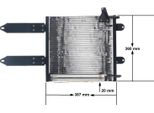 Mahle Ac 286 000S - Oe 6X0820413A Condensatore Aria Condizionata Con Essiccatore Per Arosa (6H), Lupo (6E1, 6X1), Polo (6N), Polo (9N), Polo (6V), Polo Playa