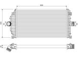 Valeo 817924 - Intercooler Oe 6025310508 Per Espace Iii (Je), Laguna I