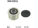Skf Vkm 03511 - Puleggia Alternatore Di Primo Equipaggiamento 12 04 177 Per Zafira Tourer C, Mokka X (J13), Meriva B (S10), Insignia A (G09), Corsa D (S07), Cascada (W13), Astra J, Adam