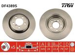 Trw DF4389S - Disco Freno Oe 1 166 129 Per Serie 7 (E65)
