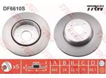 Trw DF6610S - Oe 34 21 6 775 289 Disco Freno Per Serie 5 (F10), Serie 5 Gt (F07), Serie 5 (F11), Serie 6 (F12), Serie 6 (F13), Serie 6 (F06), Serie 7 (F01)