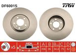 Trw DF6001S - Disco Freno Oe 34 11 6 756 847 Per X5 (E53)