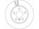 Trw DF6715 - Oe 34 11 6 861 649 Disco Freno Per I3 (I01)