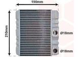 Van Wezel 06006211 Scambiatore Di Calore Riscaldamento Interno Radiatore Per Bmw 3 Berlina (E46) 3 Touring (E46) 3 Cabrio (E46) X3 (E83) 3 Coupé (E46) 3 Compact