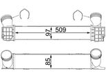 Mahle Ci 146 000S - Intercooler Oe 17517524916 Per Serie 1 (E82), Serie 3 (E90), Serie 3 (E91), X1 (E84), Serie 1 (E81), Serie 1 (E87), Serie 1 (E88)