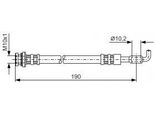 Bosch 1 987 476 338 - Tubo Freno Oe 97124878 Per Frontera B (U99)