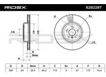 Ridex 82B2287 - Oe 34216860925 Disco Freno, Asse Posteriore Per Serie 3 (G20), Serie 3 (G21), Serie 4 (G23, G83), Serie 4 (G22, G82), Serie 5 (F90, G30), Serie 5 (G31), Serie 6 Gt (G32), Serie 7 (G11, G12), Serie 8 (F91, G14), Serie 8 (F92, G15), Serie 8 (F93, G16), Ix (I20), X3 (F97, G01), X4 (F98, G02), X5 (F95, G05), X5 (G05), X6 (F96, G06), X7 (G07), Z4 (G29)