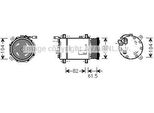 Prasco VNAK167 - Compressore Aria Condizionata Oe 6N0820803B Per Arosa (6H), Cordoba (6K), Ibiza (6K), Lupo (6E1, 6X1), Polo (6N), Polo (6V), Polo Playa