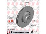 Zimmermann 150.3478.20 - Disco Freno Per Serie 5 (F10), Serie 5 Gt (F07), Serie 5 (F11), Serie 6 (F12), Serie 6 (F13), Serie 6 (F06), Serie 7 (F01)