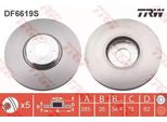 Trw DF6619S - Oe 34 11 6 782 068 Disco Freno Per X5 (E70), X5 (F15, F85), X6 (E71)