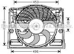 Prasco BW7513 - Ventola Radiatore Oe 1436261 Per Serie 3 (E46)