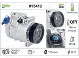 Valeo 813412 Compressore Climatizzatore Oe 64526956719 Compatibile Con Serie 1 E88, Serie 1 E82, Serie 3 E90, Serie 3 E93, Serie 3 E92, Serie 3 F34, Serie 3 E91, Serie 7 F01, X5, Serie Z4 E89