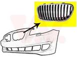 Van Wezel 0617513 Griglia Radiatore Griglia Anteriore Per Bmw 5 Touring (F11) Sinistra Cromo
