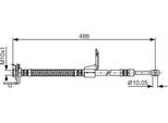 Bosch 1 987 481 372 - Tubo Freno Oe 58732 1C000 Per Getz (Tb)