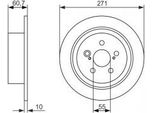 Bosch 0 986 479 613 - Oe 42431 05040 Disco Freno Per Avensis (T22)