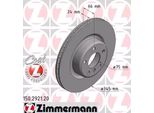 Zimmermann 150.2921.20 - Disco Freno Per Serie 1 (F20), Serie 1 (F21), Serie 2 (F23), Serie 2 (F22, F87), Serie 3 (F30), Serie 3 (F31), Serie 4 (F32, F82), Serie 4 (F36)