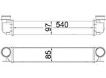 Mahle Ci 338 000S - Intercooler Oe 17 51 2 247 363 Per Serie 5 (E39), Serie 7 (E38)