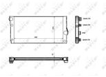Nrf 53817 - Oe 17107562587 KüHler, MotorküHlung Per 5Er (F10), 5Er (F11), 6Er (F12), 6Er (F13), 6Er (F06), 7Er (F01)
