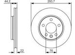 Bosch 0 986 479 S06 - Oe 7E0 615 601 D Disco Freno Per T5, T6