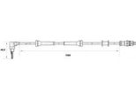 Bosch 0 265 007 034 - Sensore Oe 46539830, Velocità Ruota Per Marea