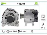 Valeo 443304 - Alternatore Oe 04C903023C Per Toledo Iv (KG3), Ibiza (Kj), Ibiza (6J, 6P), Yeti (5L), Rapid (Nh), Octavia Iii (5E), Fabia Iii (Nj), Polo (AE1, AW1, BZ1), Polo (6C, 6R), Golf Vii, Golf Sportsvan (AM1, AN1)