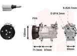 Van Wezel Compressore Aria Condizionata 4300K281 Per Renault Clio Ii (BB0/1/2_ CB0/1/2_)